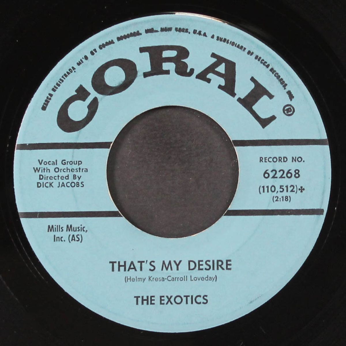 darling, i want to get married / that's my desire by EXOTICS