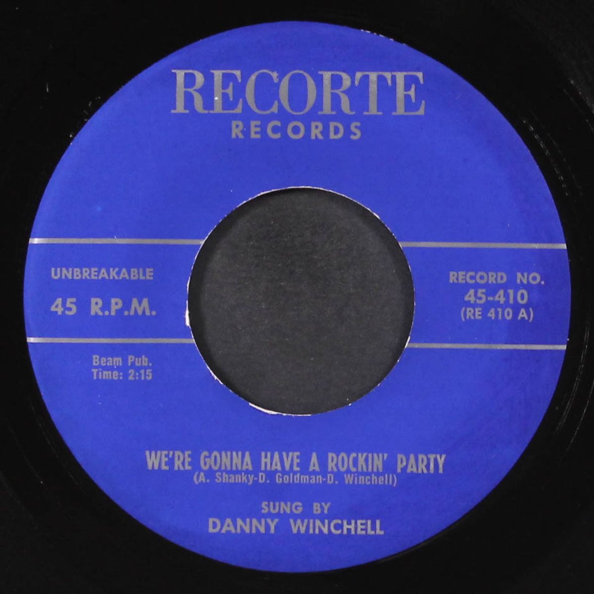 we're gonna have a rockin' party / don't say you're sorry by DANNY WINCHELL