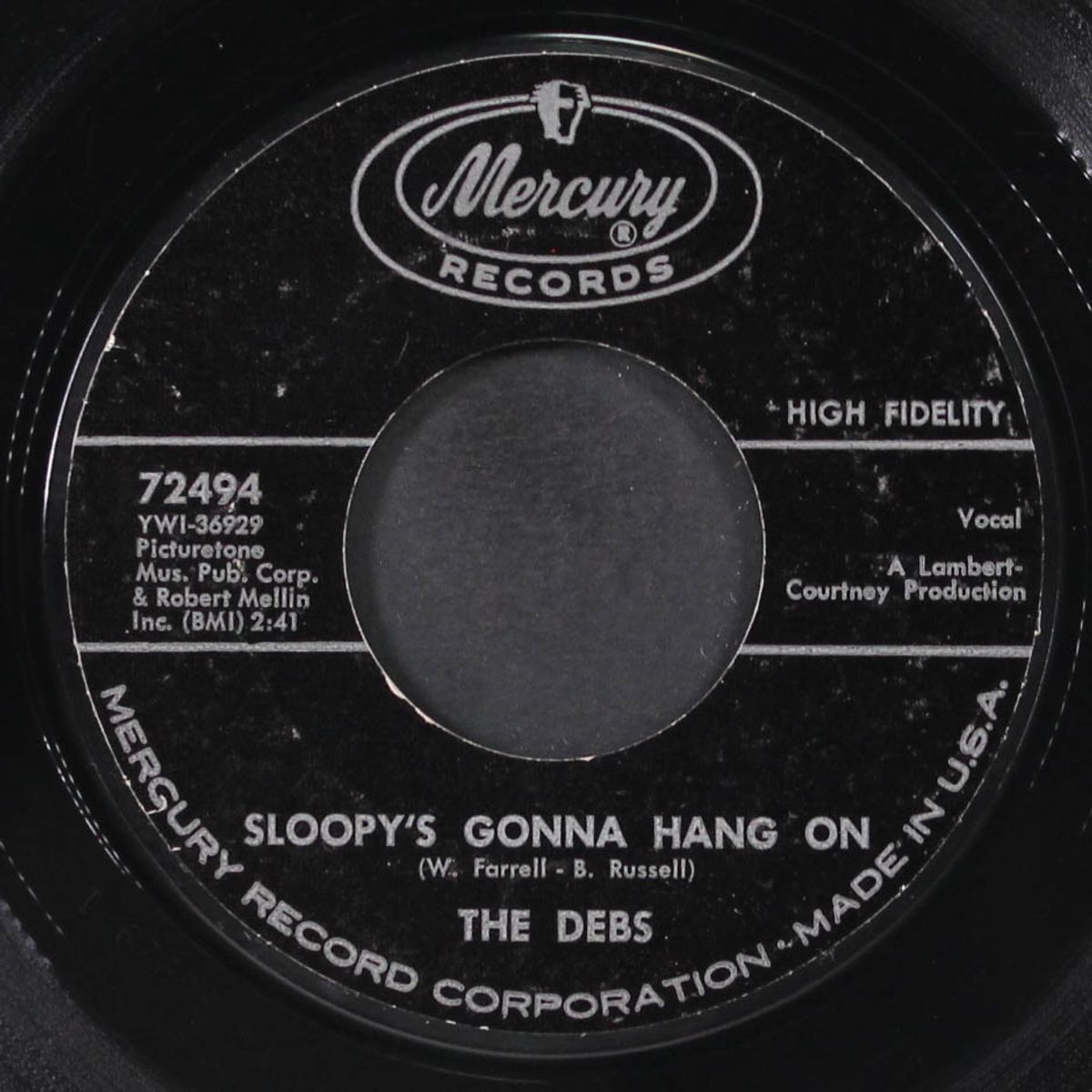 under a streetlight / sloopy's gonna hang on by DEBS