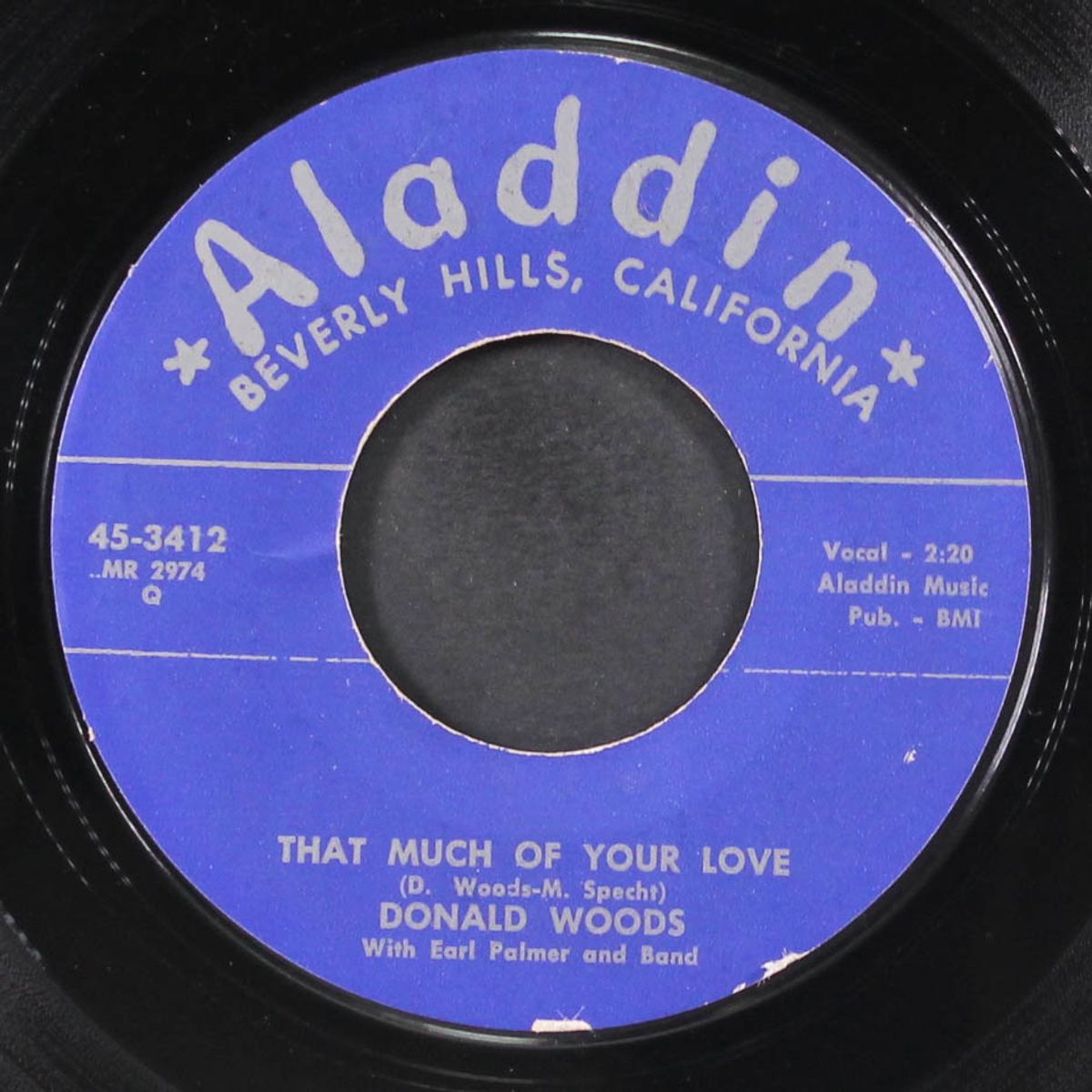 memories of an angel / that much of your love by DONALD WOODS