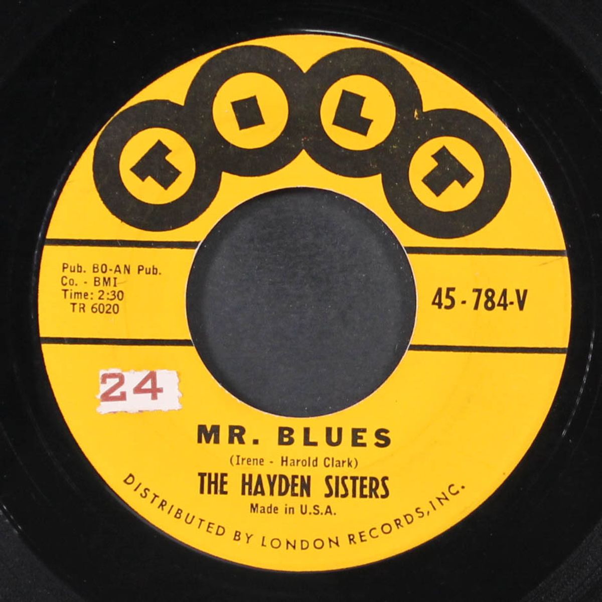 mr. blues / silent tears by HAYDEN SISTERS