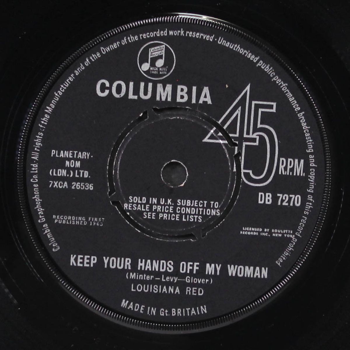 keep your hands off my woman / don't cry by LOUISIANA RED