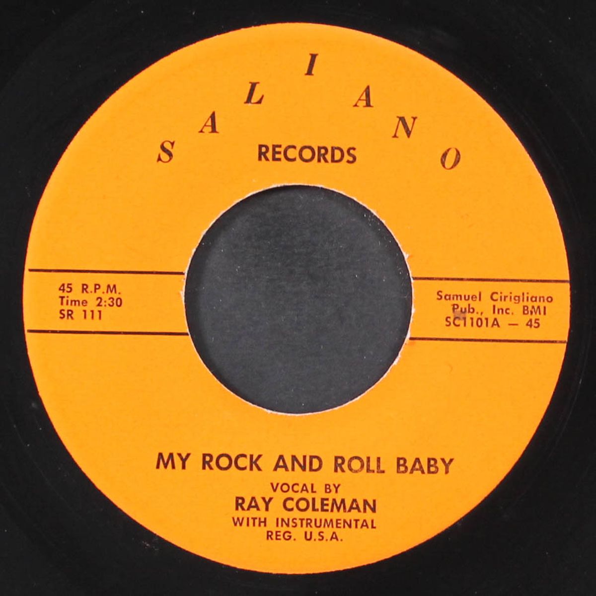 my rock and roll baby / i love you by RAY COLEMAN