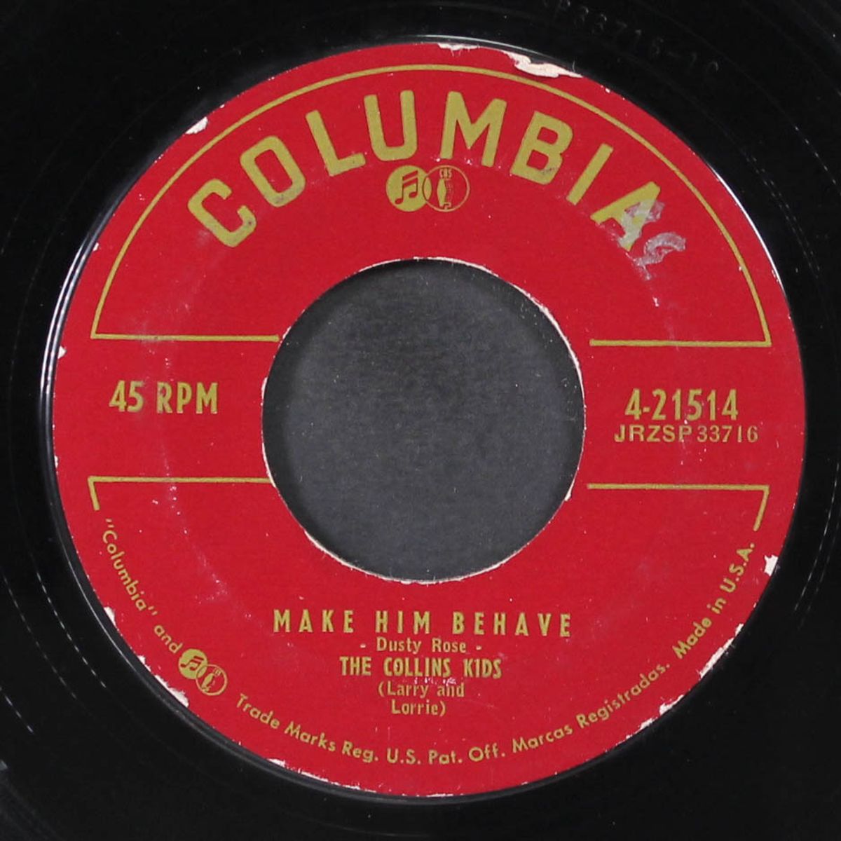 the rockaway rock / make him behave by COLLINS KIDS