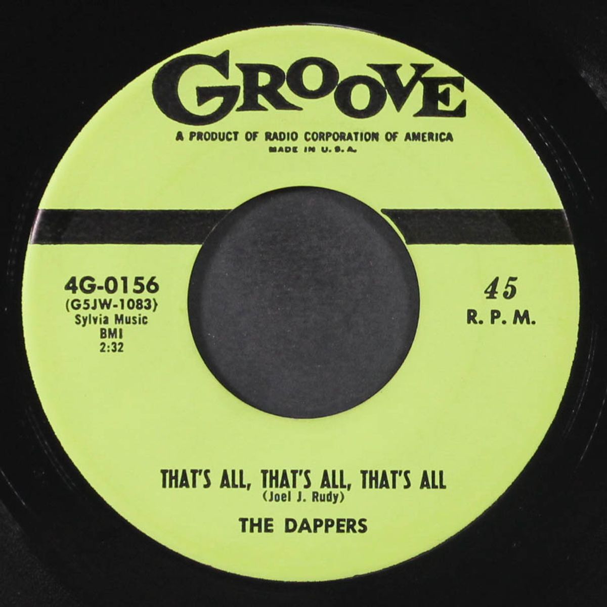 unwanted love / that's all, that's all, that's all by DAPPERS