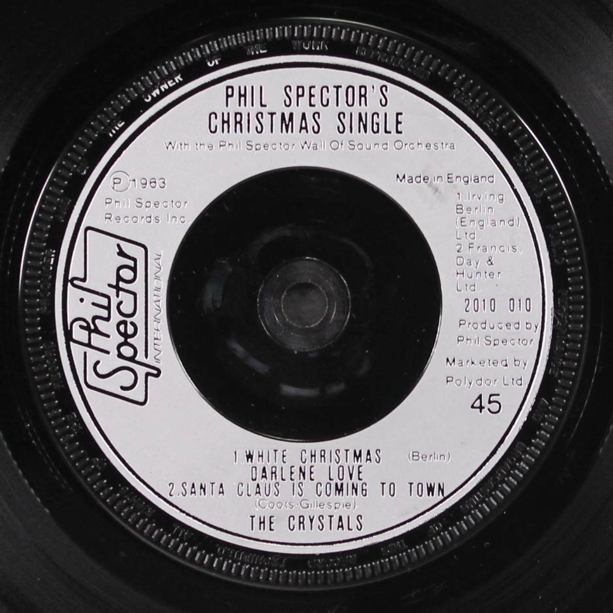 frosty the snowman / white christmas / santa claus is coming to town by RONETTES / DARLENE LOVE / CRYSTALS