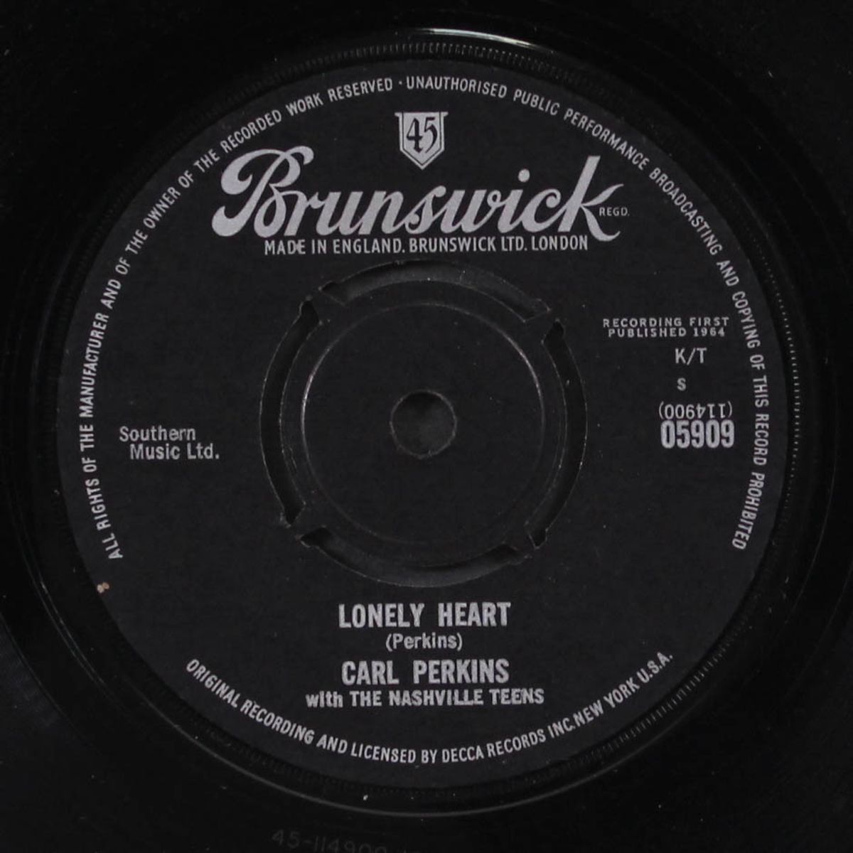big bad blues / lonely heart by CARL PERKINS