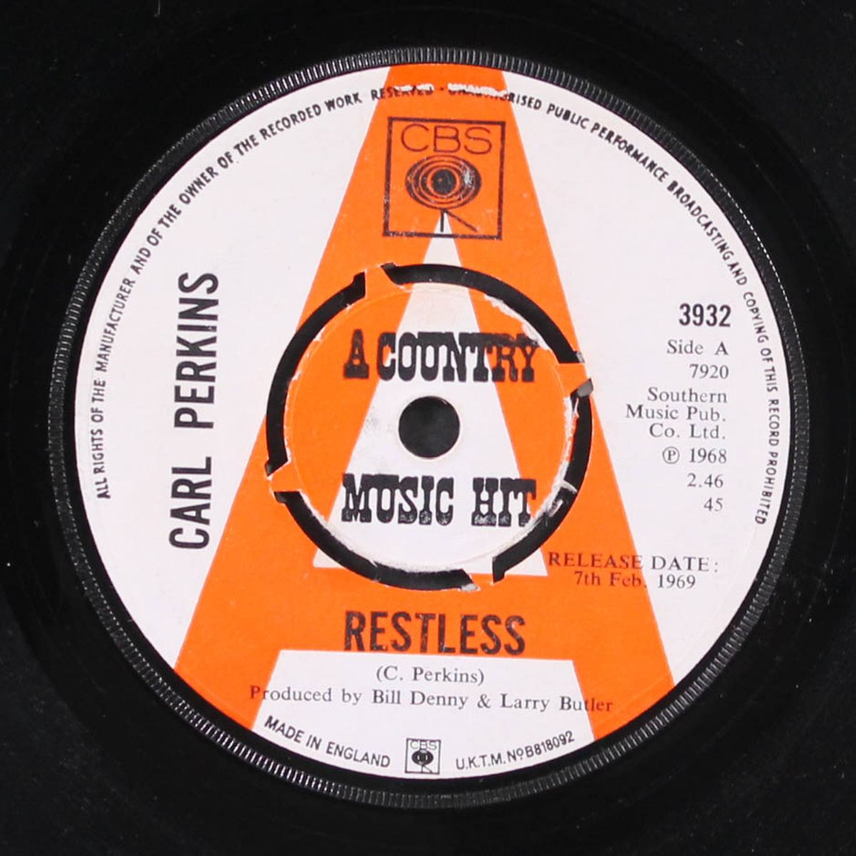 restless / 11-43 by CARL PERKINS