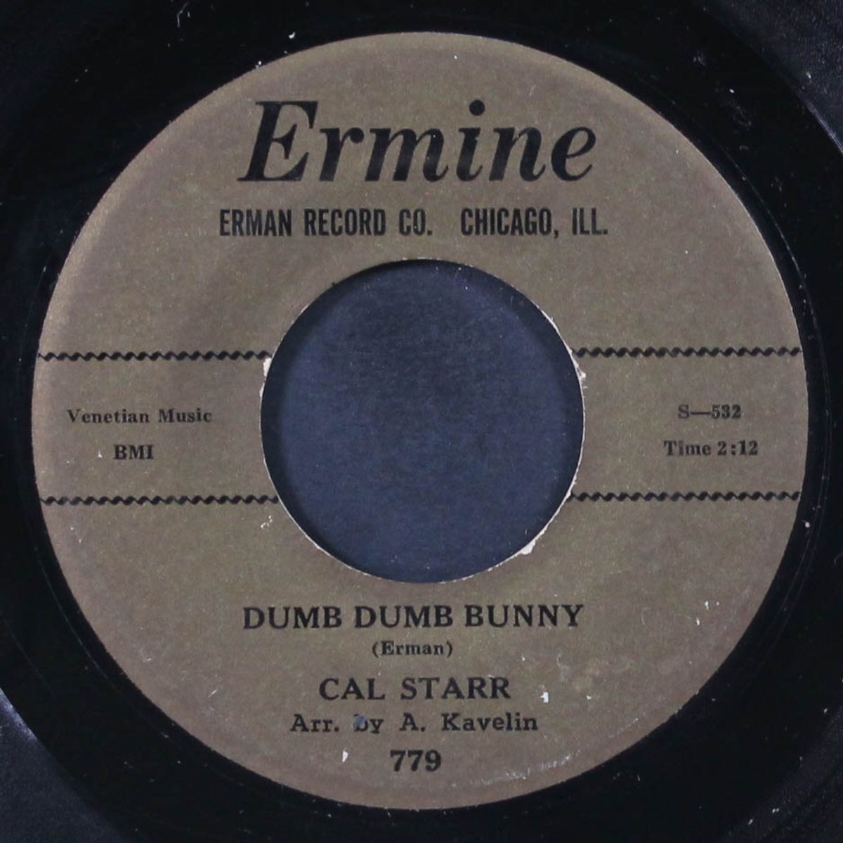 dumb dumb bunny / i've found love with you by CAL STARR
