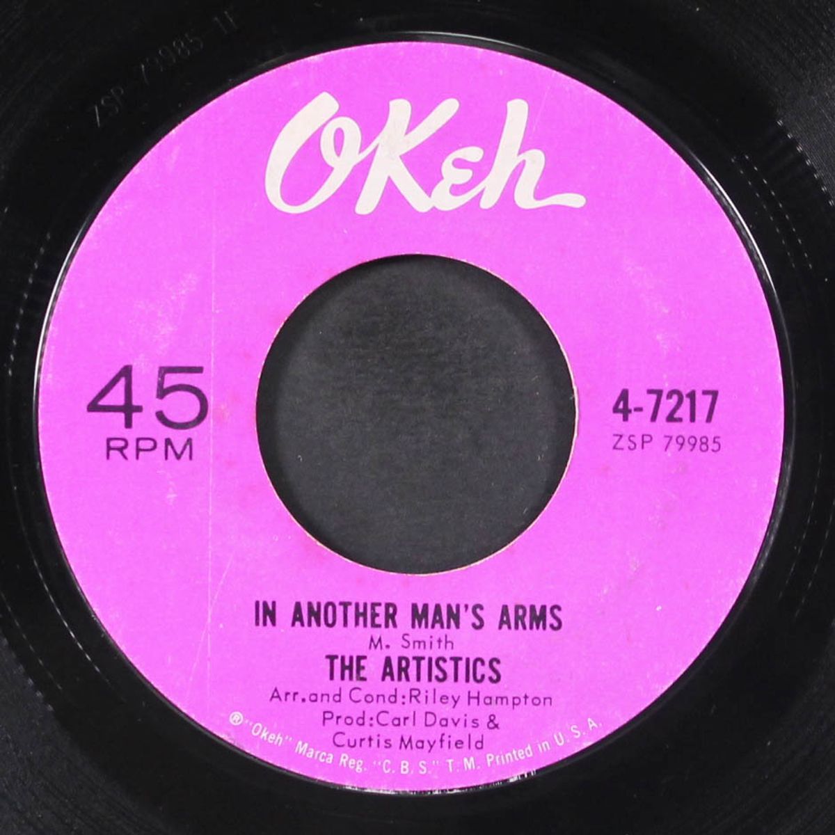 patty cake / in another man's arms by ARTISTICS