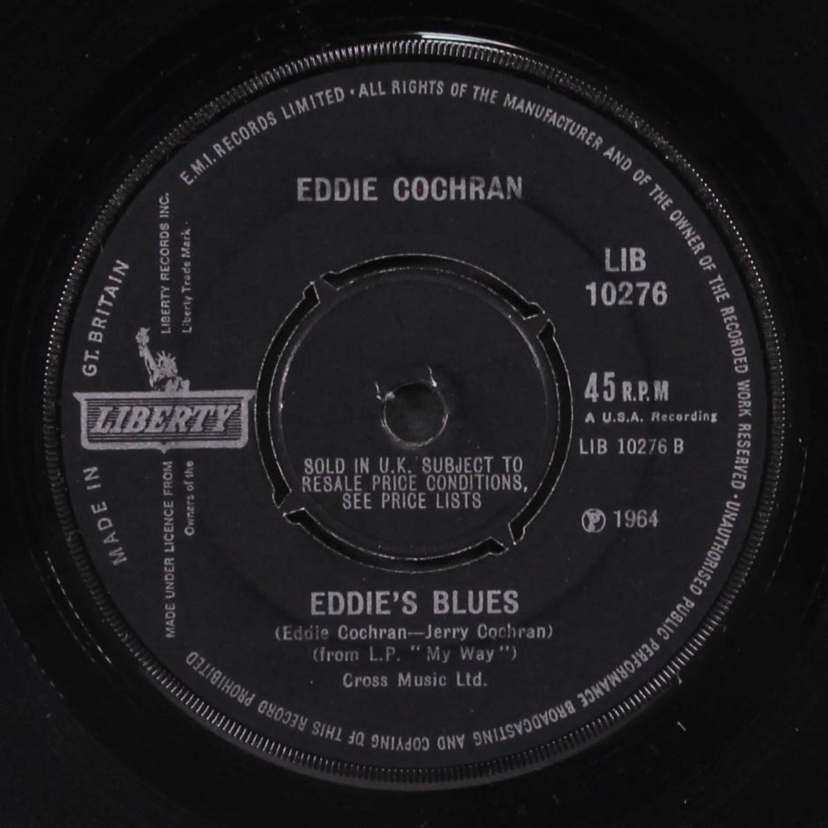 three steps to heaven / eddie's blues by EDDIE COCHRAN