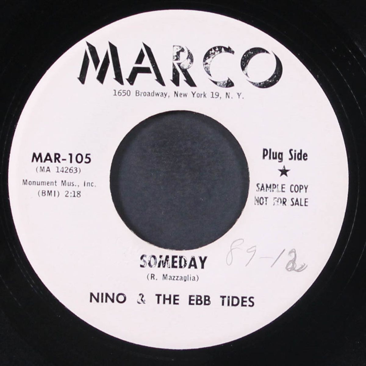 someday / little miss blue by NINO & EBB TIDES