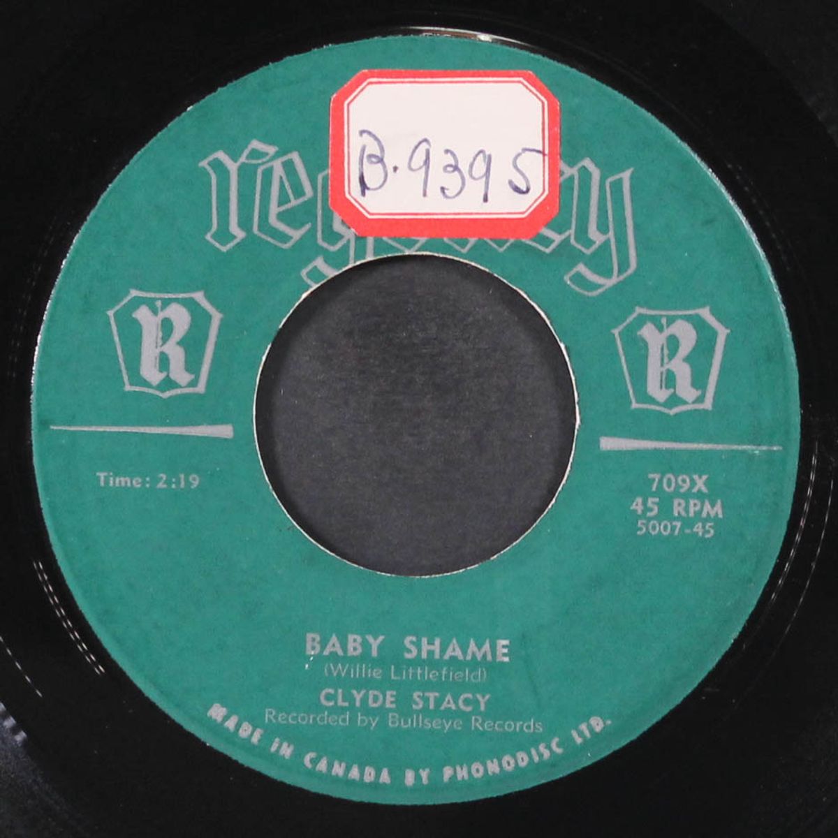 baby shame / nobody's darlin' by CLYDE STACY