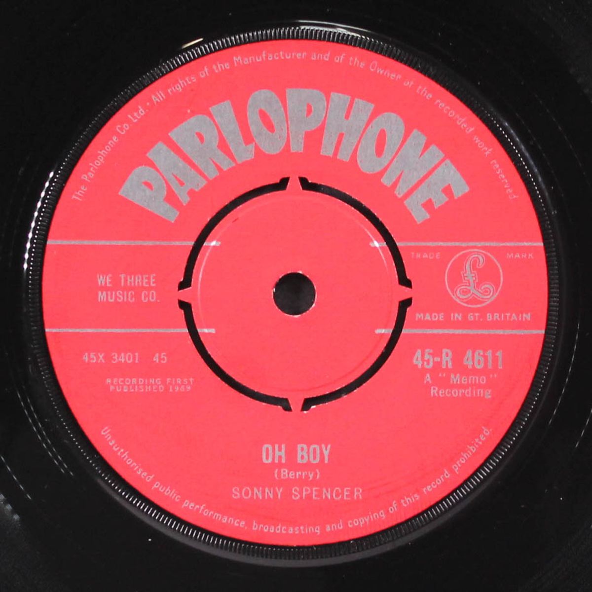 oh boy / gilee by SONNY SPENCER