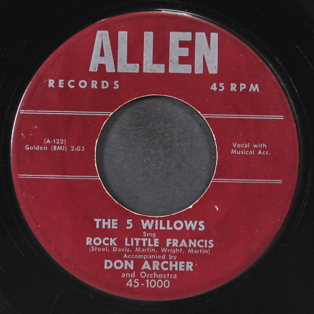 my dear, dearest darling / rock little francis by 5 WILLOWS