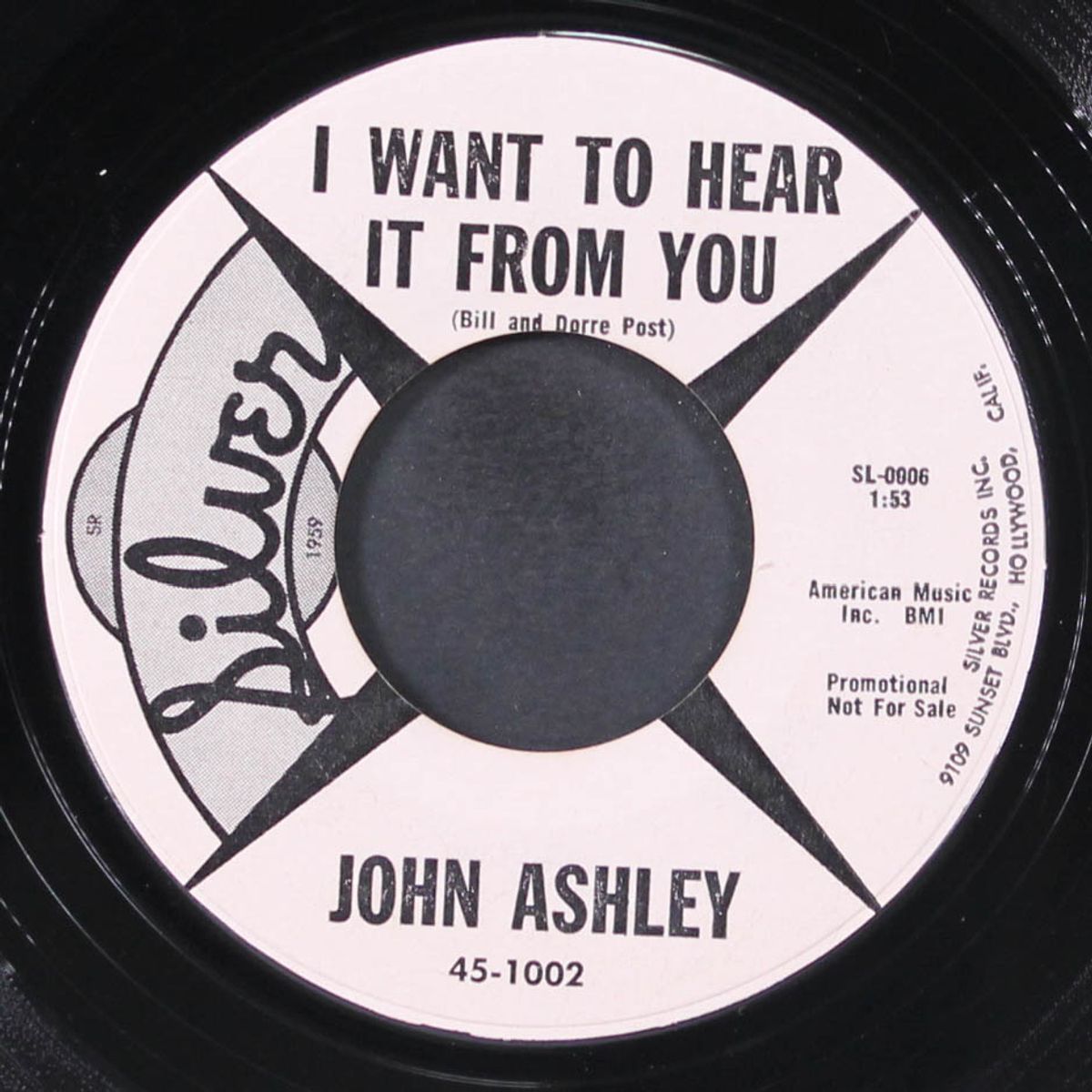 seriously in love / i want to hear it from you by JOHN ASHLEY
