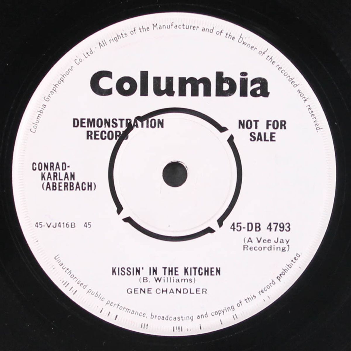 duke of earl / kissin' in the kitchen by GENE CHANDLER