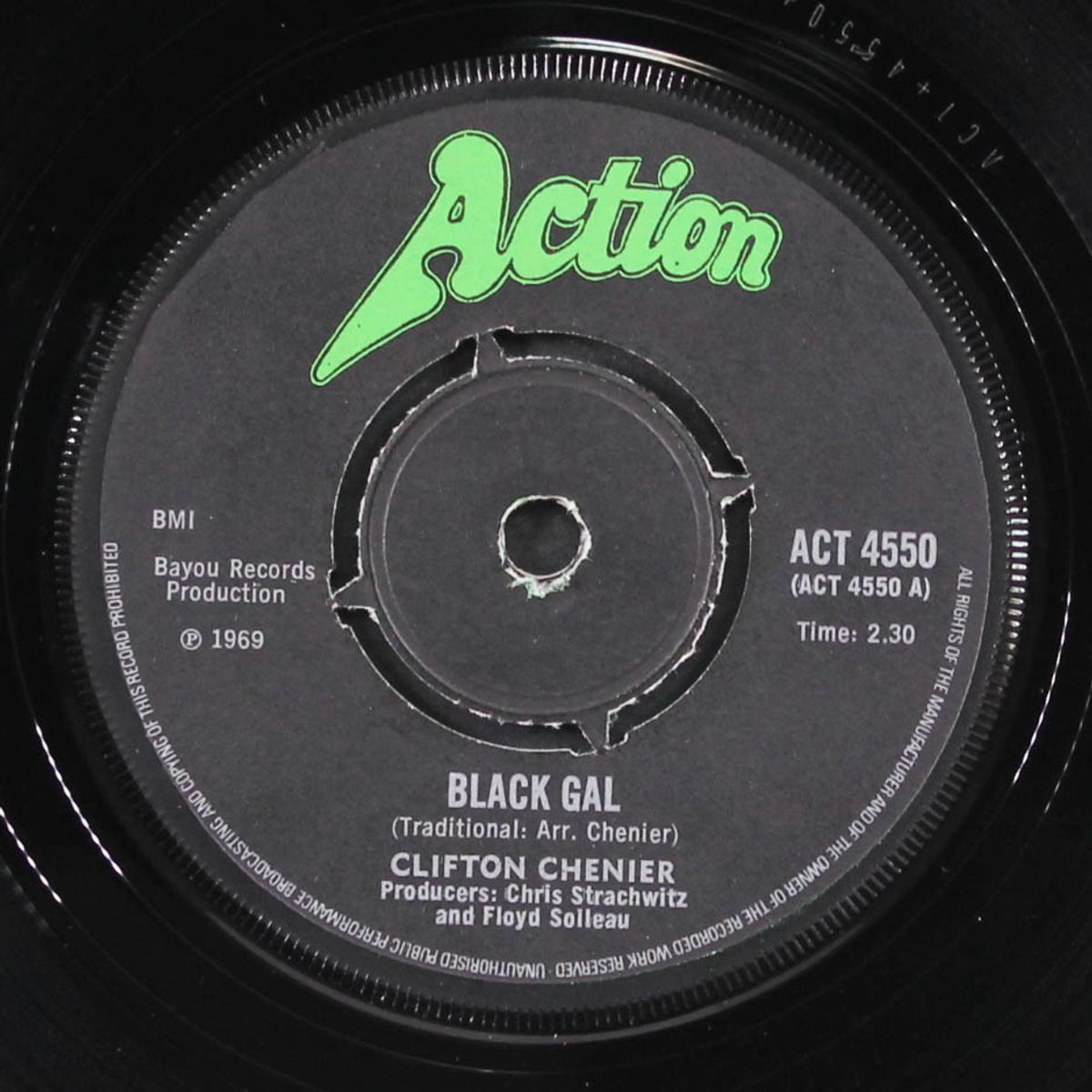 black gal / frog legs by CLIFTON CHENIER