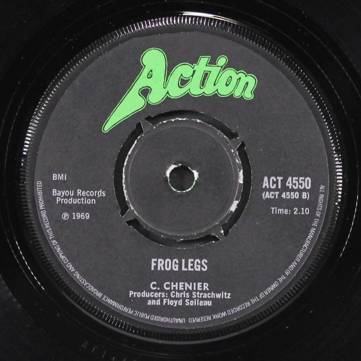 black gal / frog legs by CLIFTON CHENIER