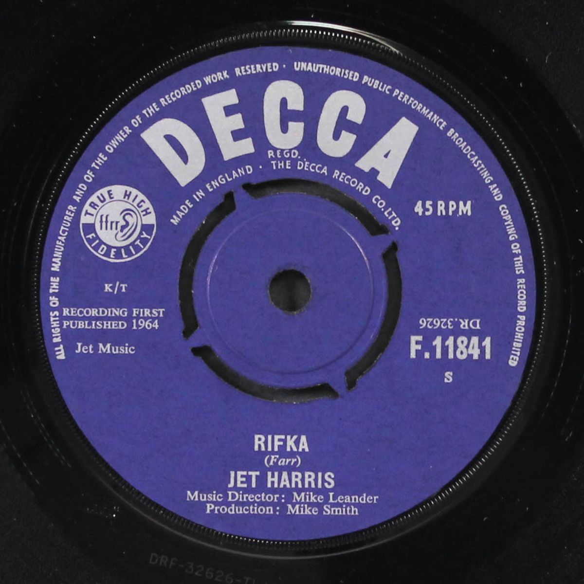 big bad bass / rifka by JET HARRIS