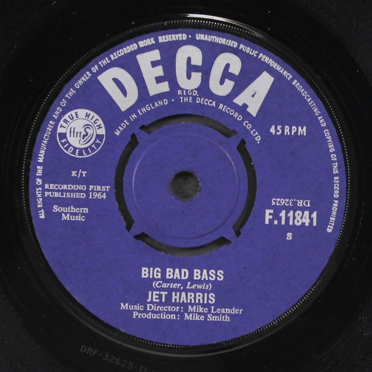 big bad bass / rifka by JET HARRIS