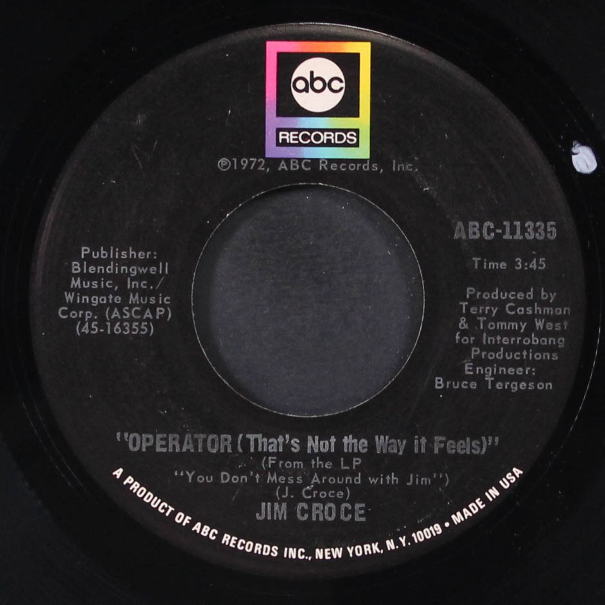 operator / rapid roy by JIM CROCE