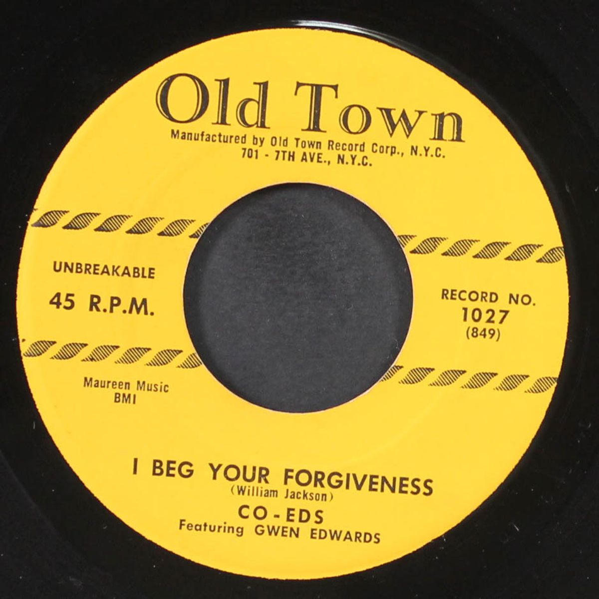 love you baby all the time / i beg your forgiveness by CO-EDS