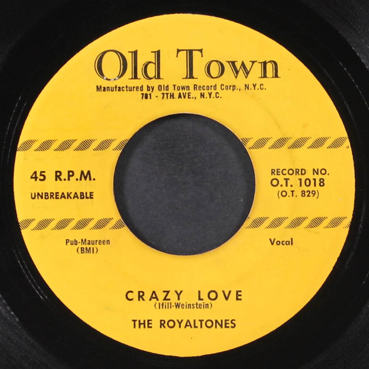 never let me go / crazy love by ROYALTONES