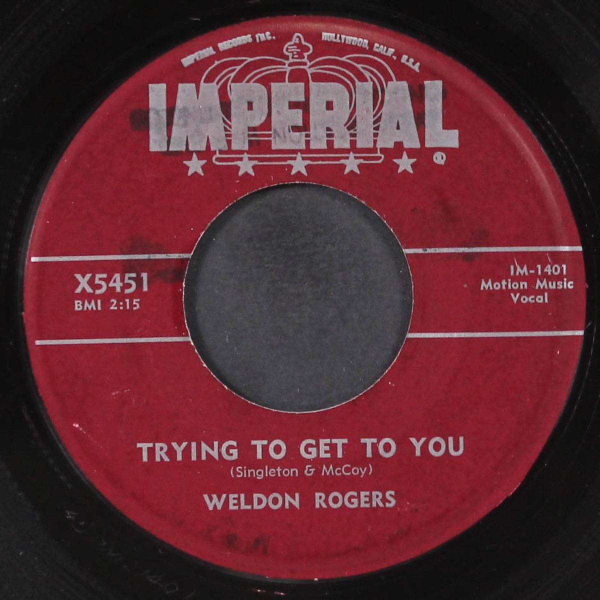 so long, good luck and goodbye / trying to get to you by WELDON ROGERS