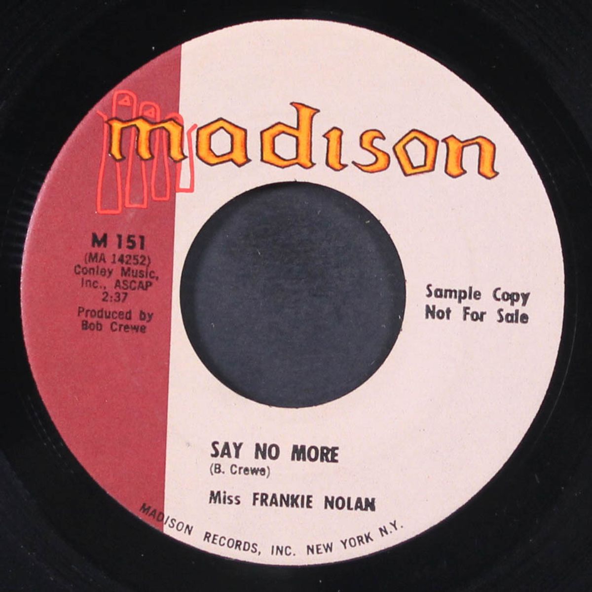 say no more / a week from sunday by MISS FRANKIE NOLAN