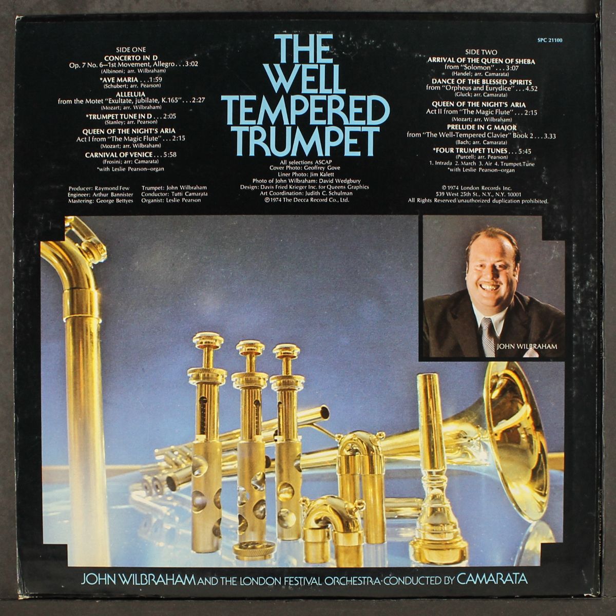 the well-tempered trumpet by JOHN WILBRAHAM & CAMARATA