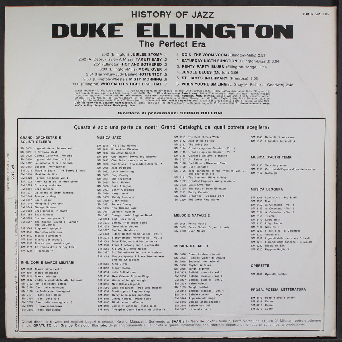 the perfect era by DUKE ELLINGTON