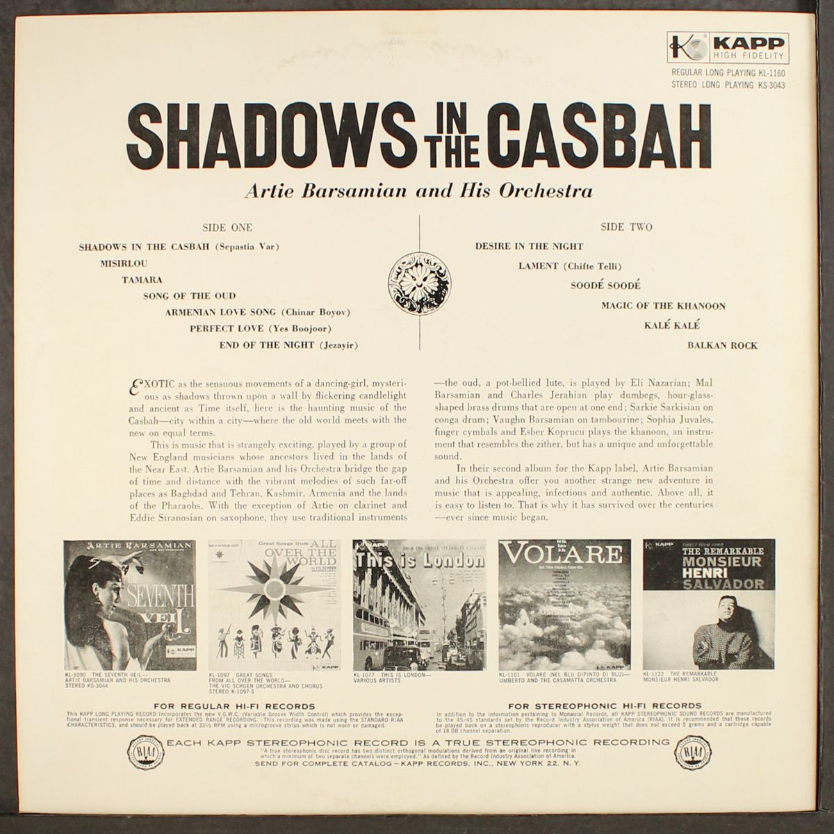 shadows in the casbah by ARTIE BARSAMIAN