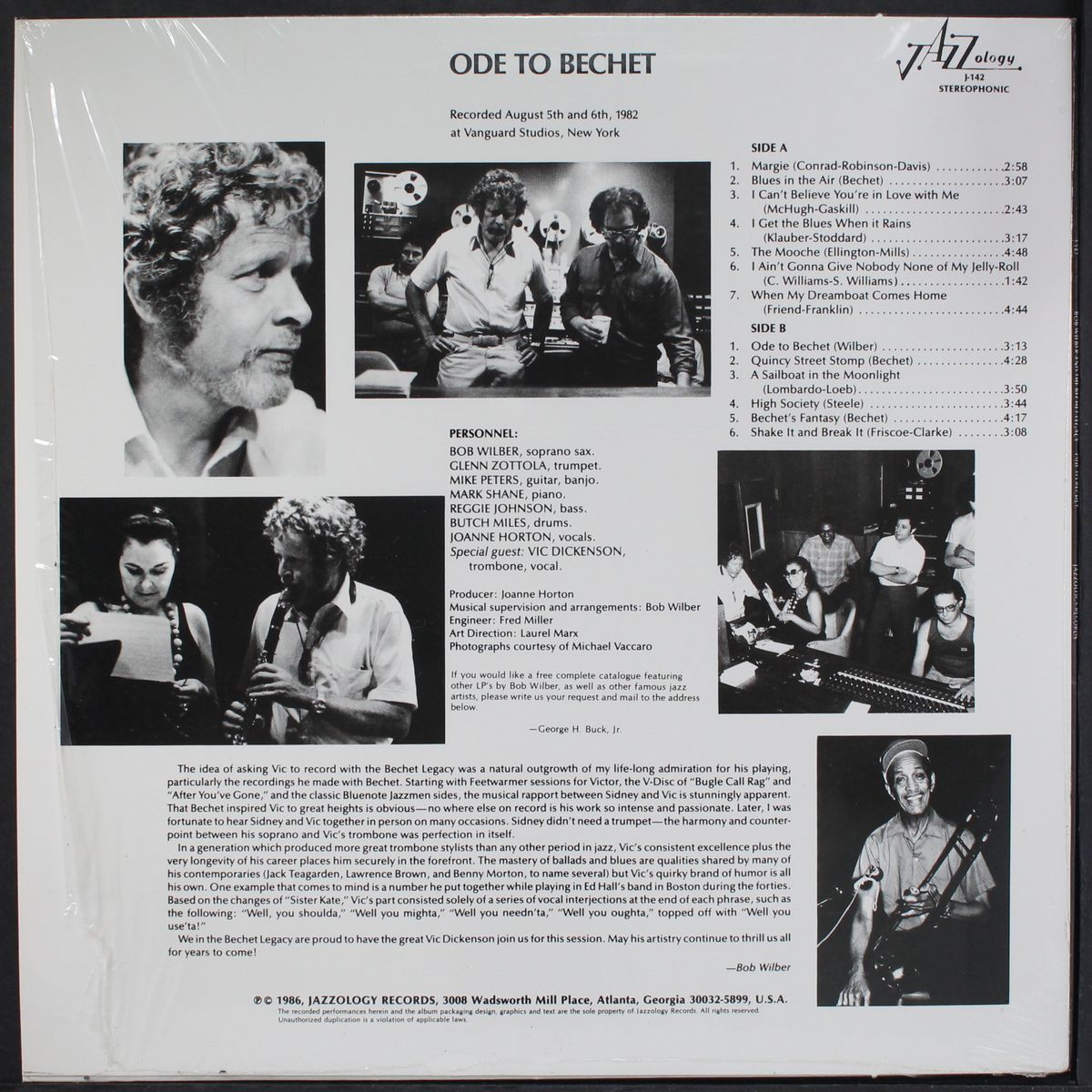 ode to bechet by BOB WILBER