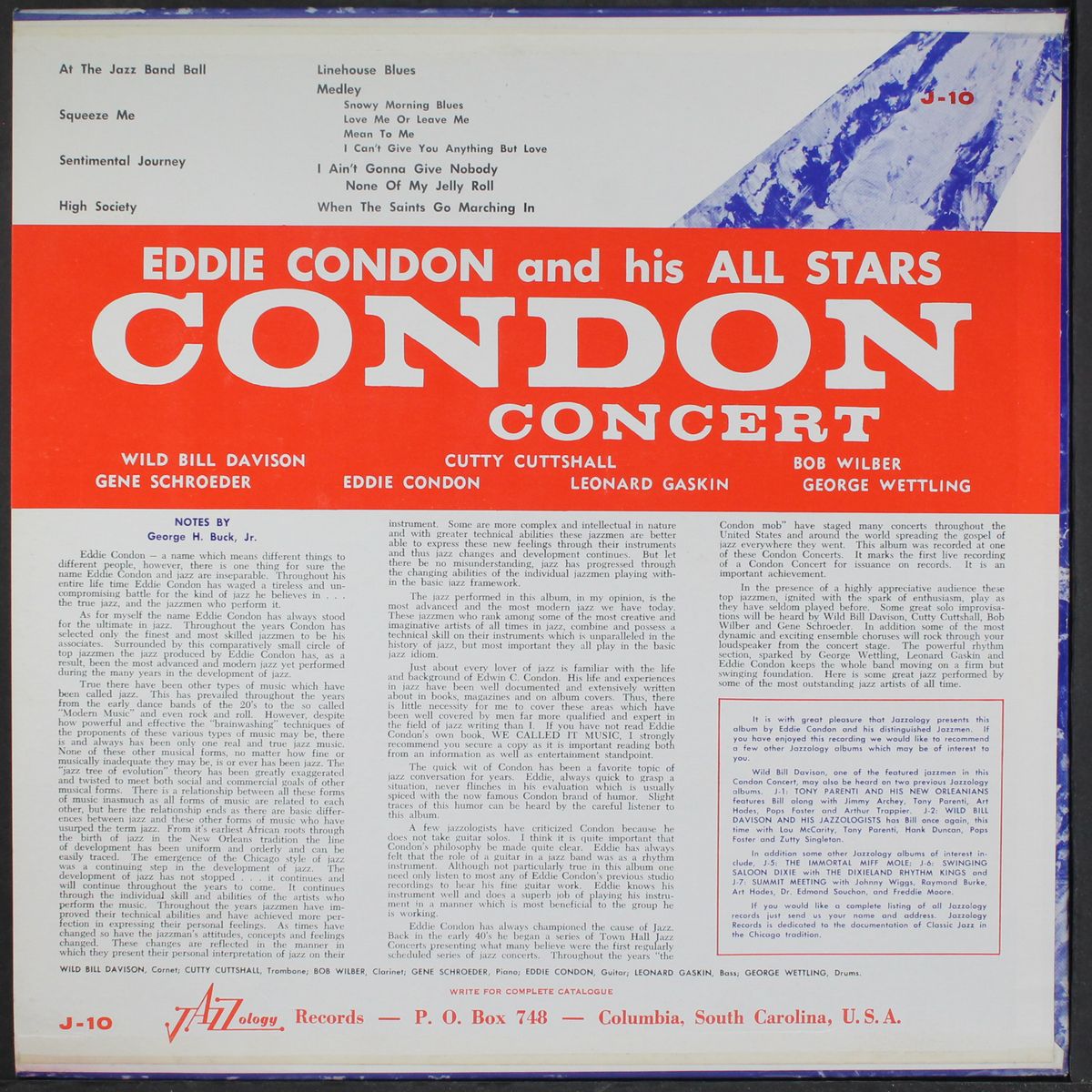 condon concert by EDDIE CONDON