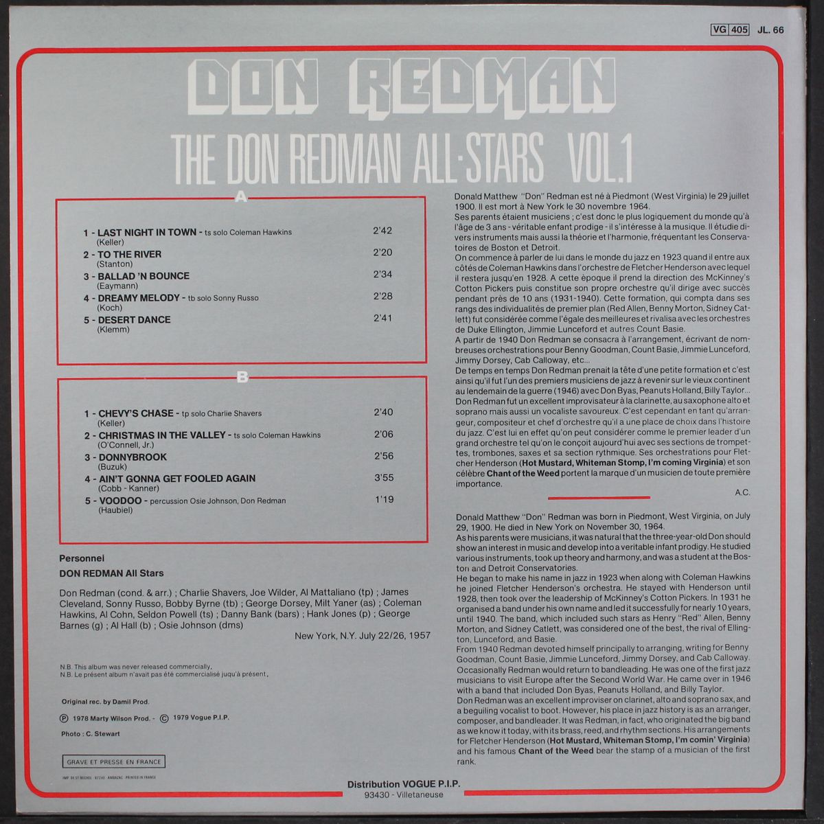 the don redman all-stars, vol. 1 by DON REDMAN