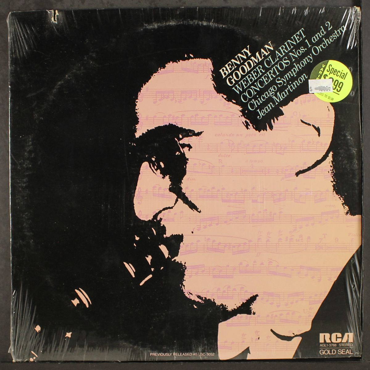 weber clarinet concertos by BENNY GOODMAN