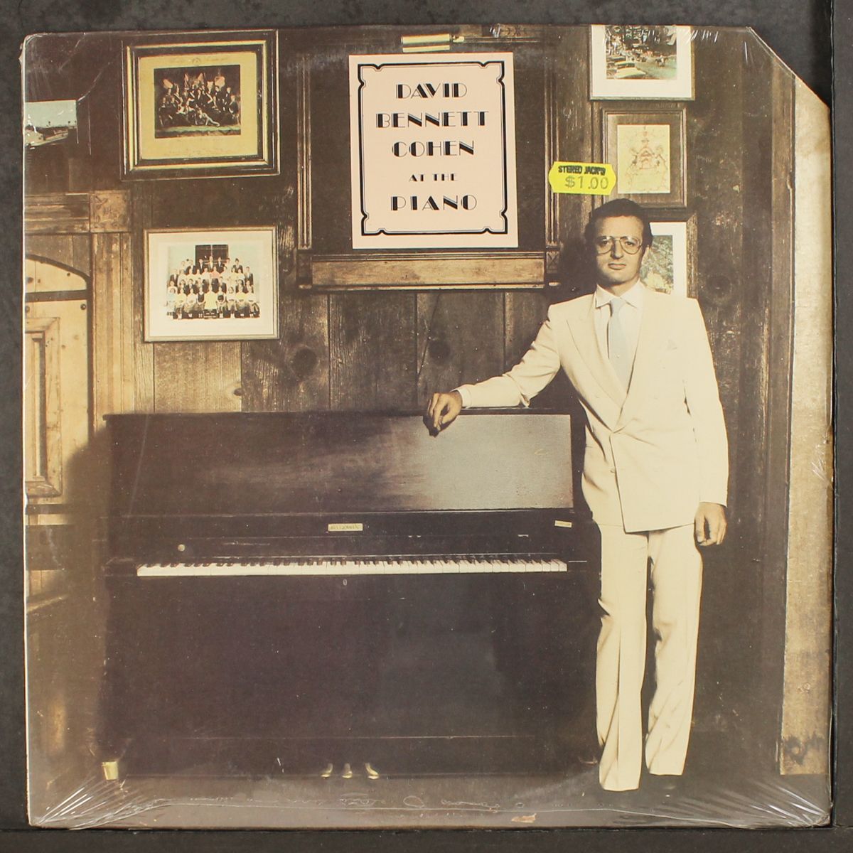 at the piano by DAVID COHEN