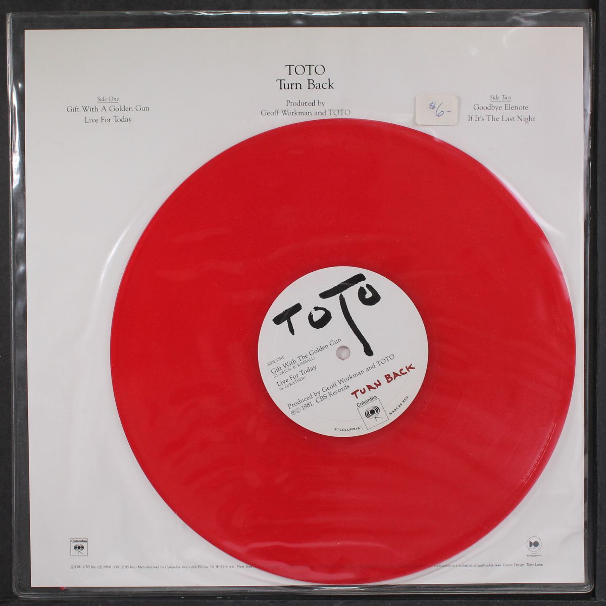 turn back by TOTO