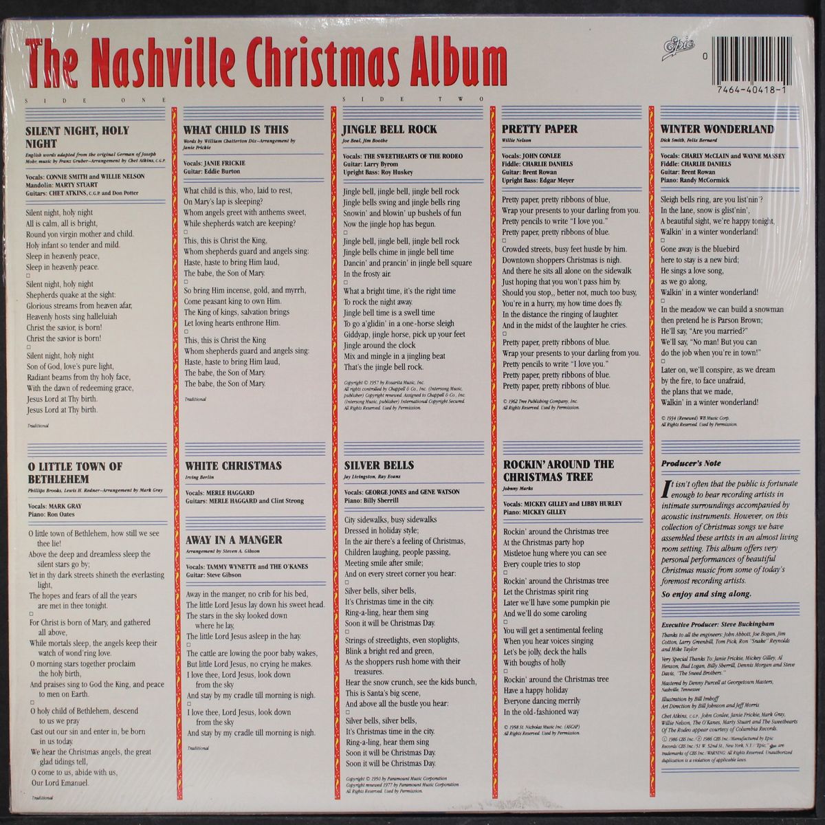 the nashville christmas album by VARIOUS