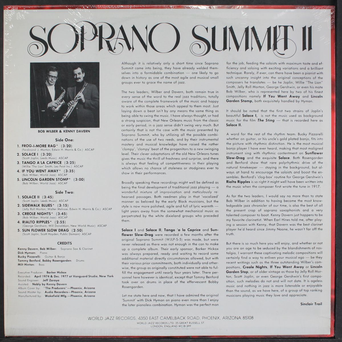 sporano summit by BOB WILBER & KENNY DAVERN
