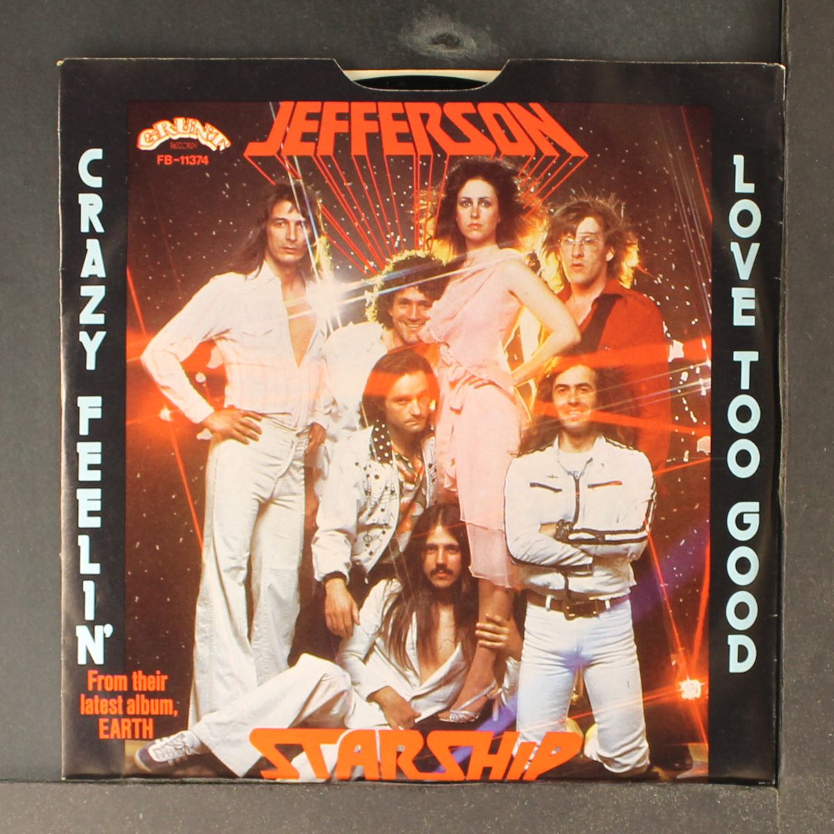 crazy feeling (short) / love too good by JEFFERSON STARSHIP