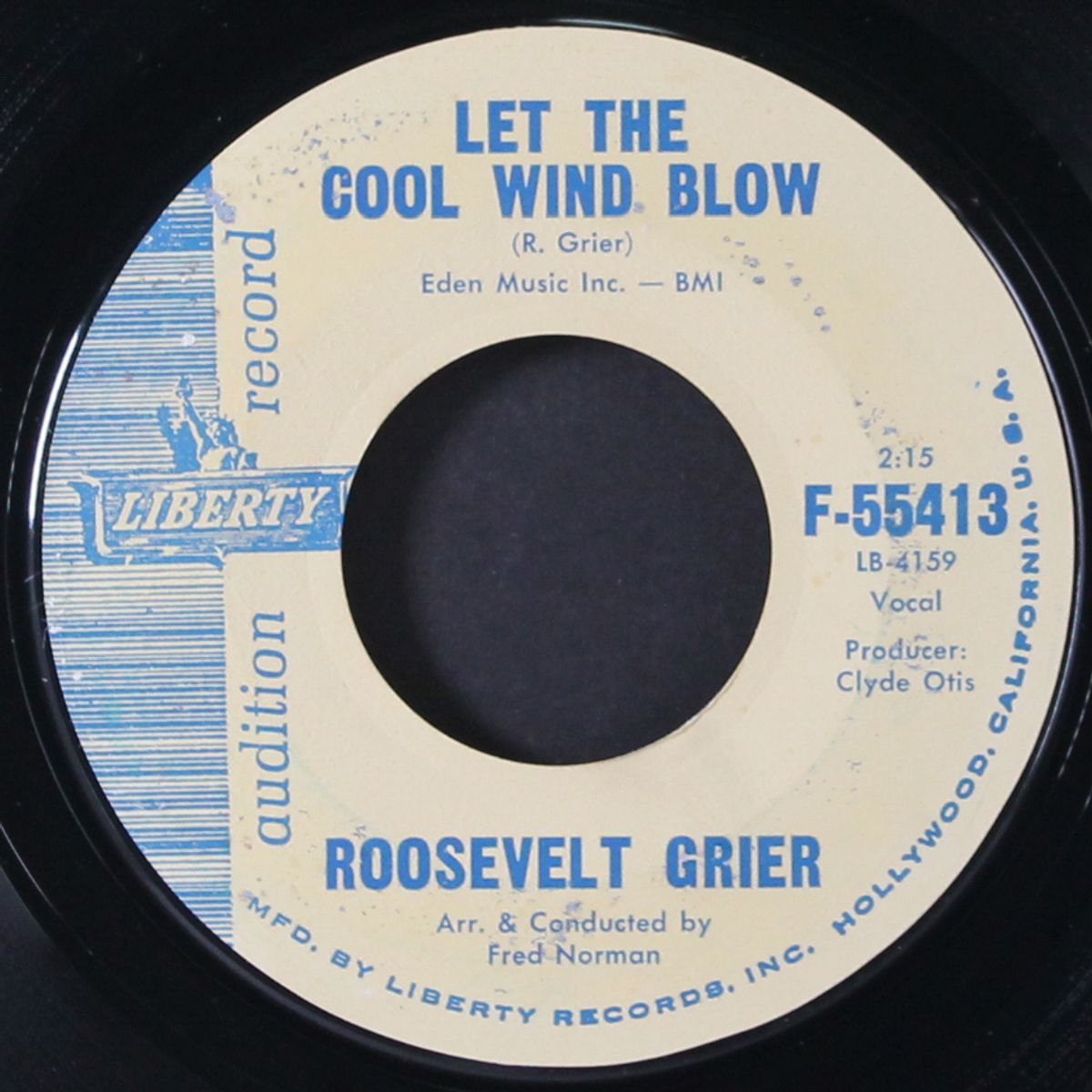 let the cool wind blow / struttin' 'n twistin' by ROOSEVELT GRIER