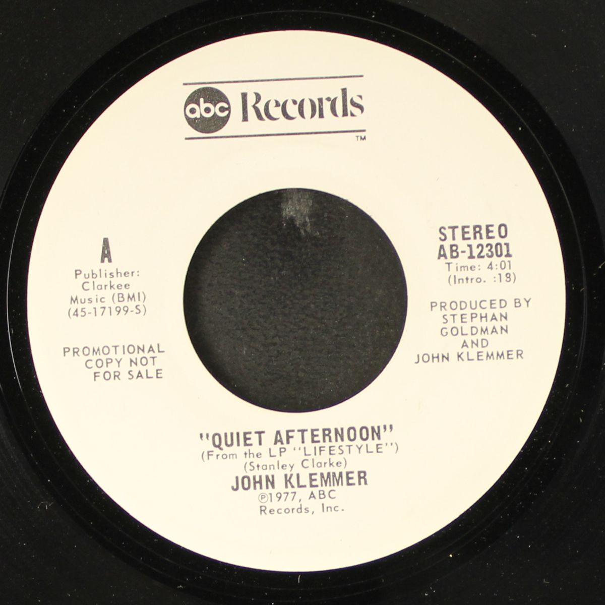 quiet afternoon / mono by JOHN KLEMMER