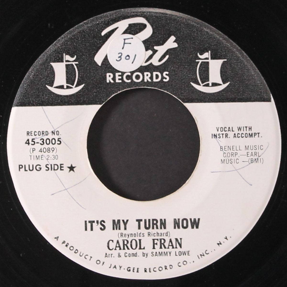 you can't stop me / it's my turn now by CAROL FRAN