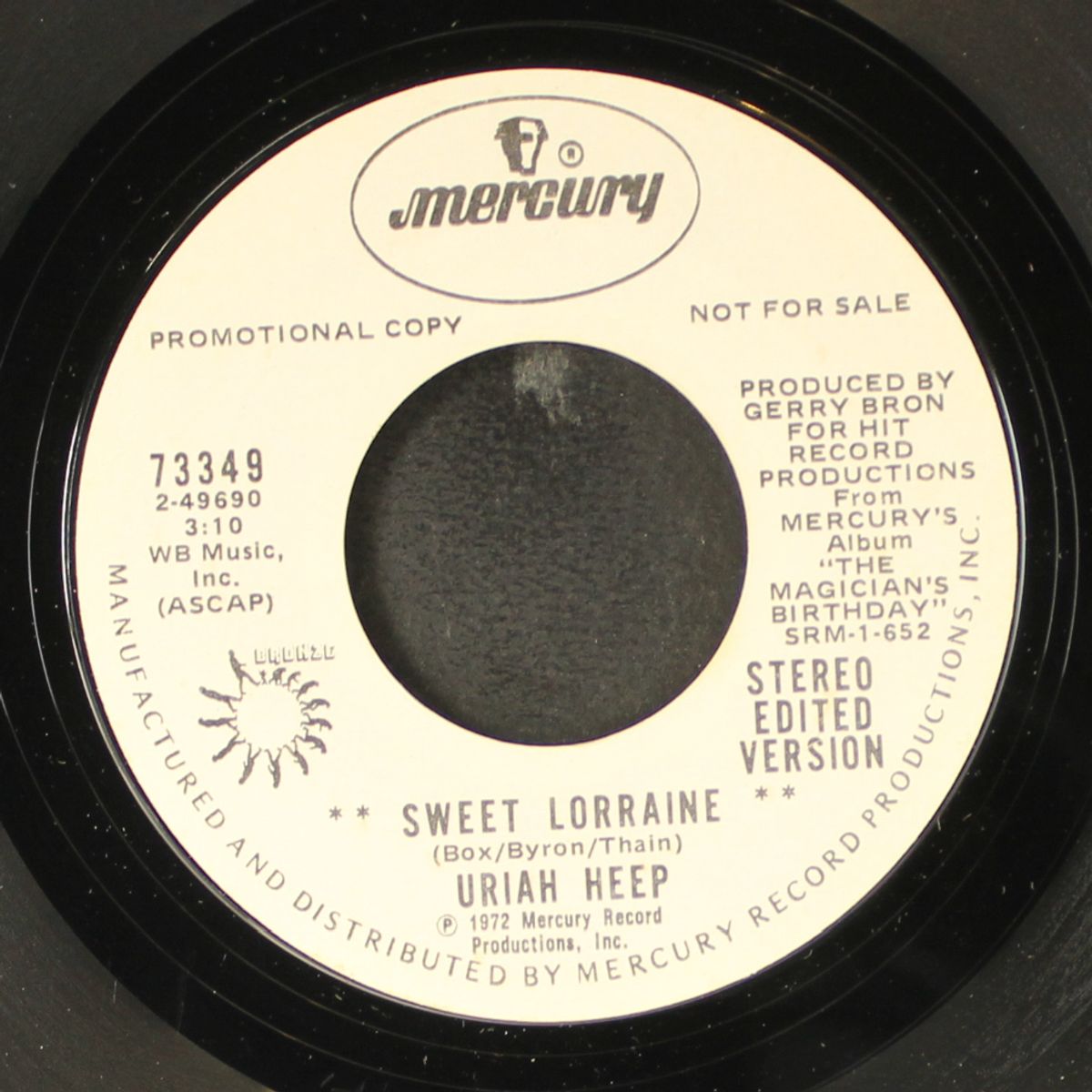 sweet lorraine / blind eye by URIAH HEEP