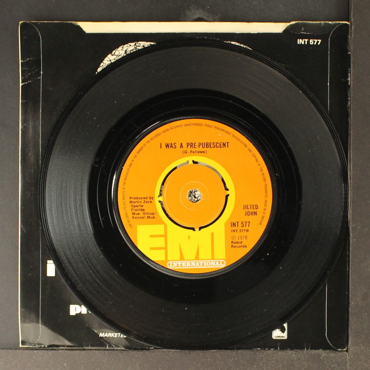 true love / i was a pre-pubescent by JILTED JOHN