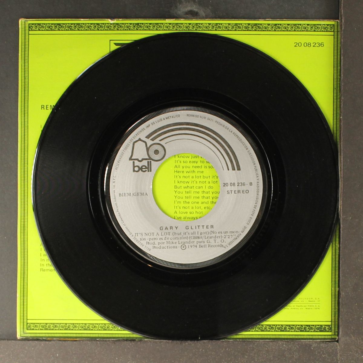 remember me this way by GARY GLITTER