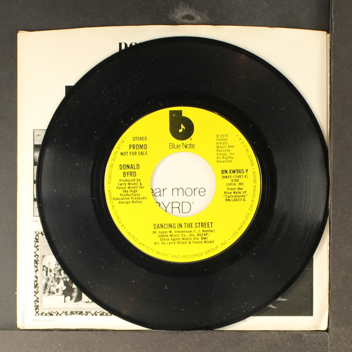 dancing in the street by DONALD BYRD