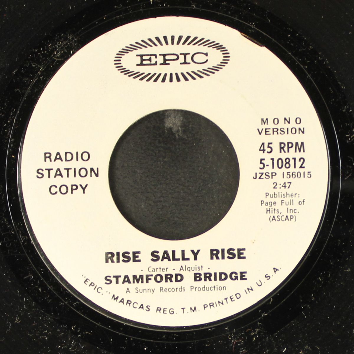 rise sally rise by STAMFORD BRIDGE